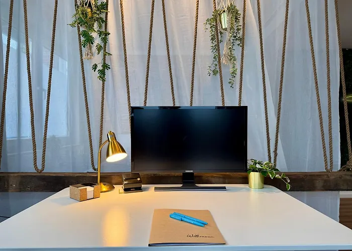 Work And Relax Design-loft Mit Schreibtisch, Starlink Wifi Und Parkplatz *