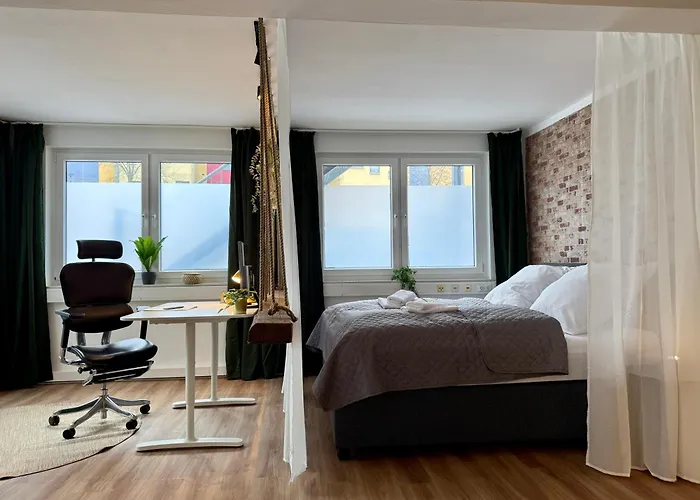 Lejlighed Work And Relax Design-loft Mit Schreibtisch, Starlink Wifi Und Parkplatz *